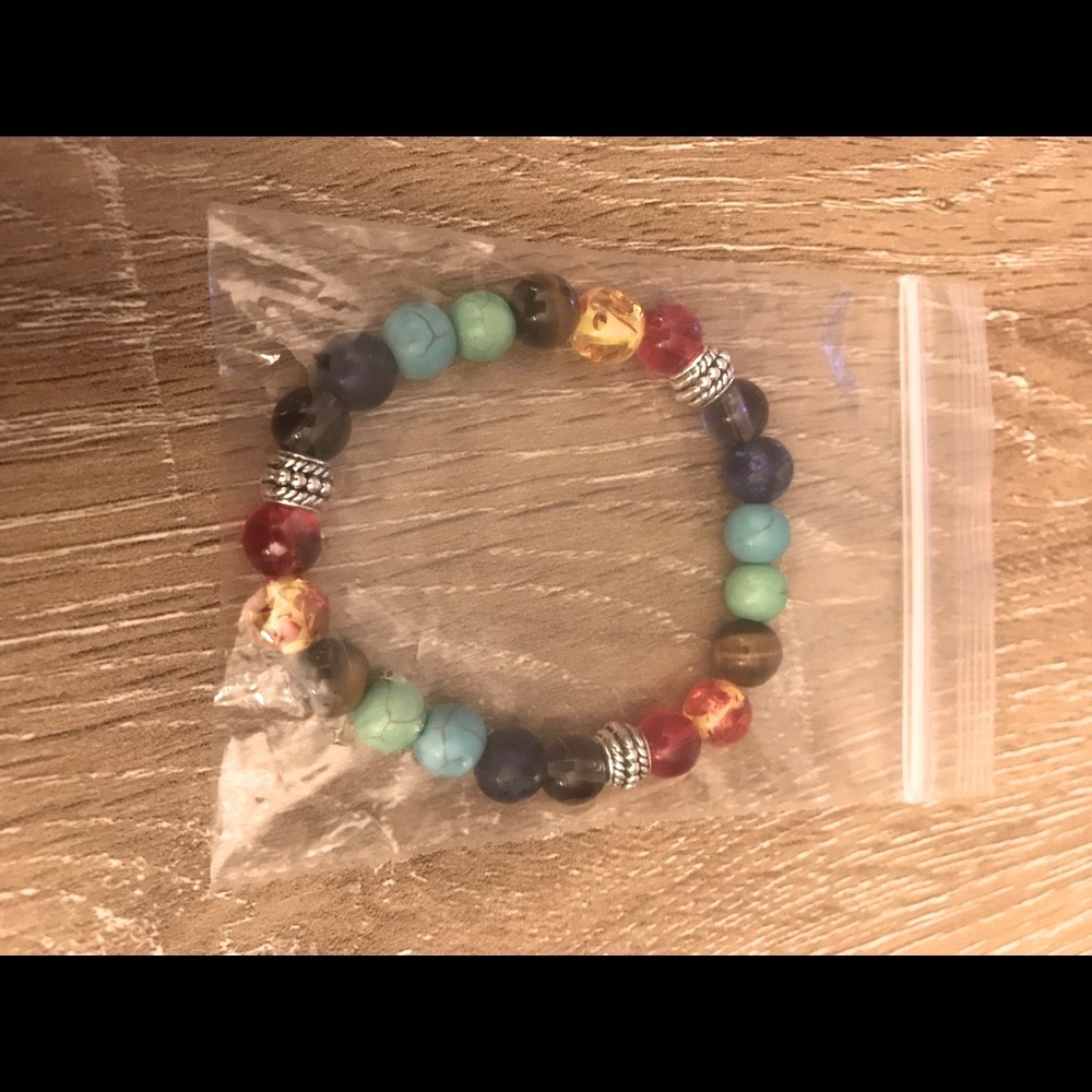 Multicoloured Beaded Bracelet BNWT